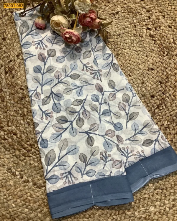 Chiffon Printed Saree - Image 28