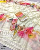 Digital print design Chiffon Sarees