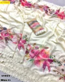 Digital print design Chiffon Sarees