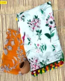 DOVE - Mulmul Cotton Saree