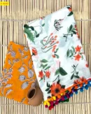 DOVE - Mulmul Cotton Saree