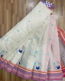 Khadi Cotton Sarees with Applique Work