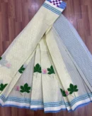 Khadi Cotton Sarees with Applique Work