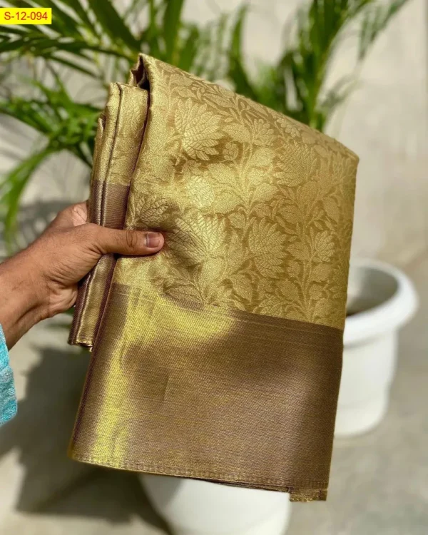 Tissue soft silk saree - Image 2