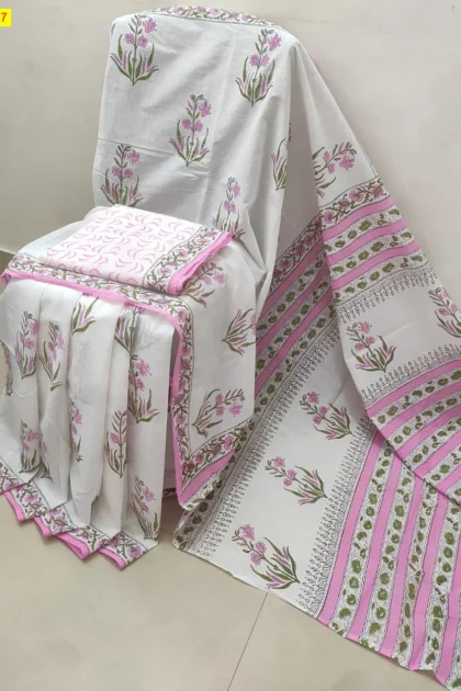 Pure Cotton Mulmul Saree