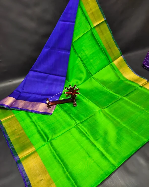Plain Uppada Pattu Sarees - Image 12