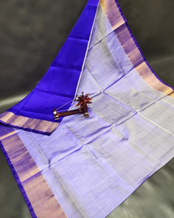 Plain Uppada Pattu Sarees - Image 4