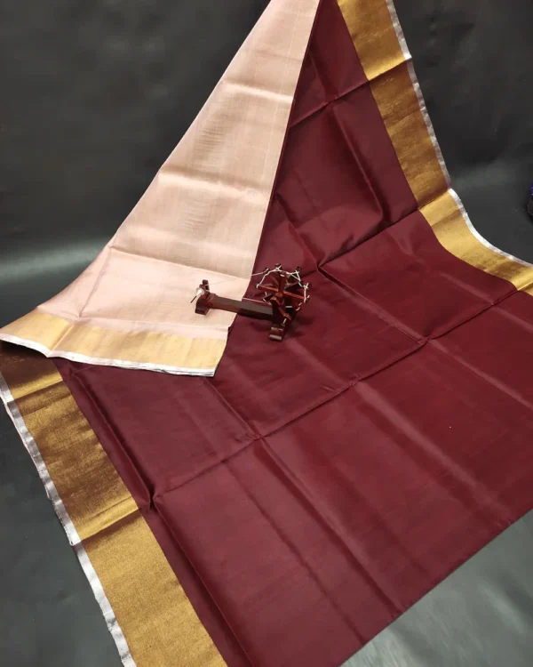Plain Uppada Pattu Sarees - Image 11