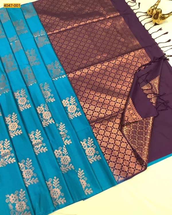 Premium Borderless Soft Silk Saree