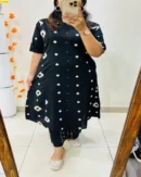 Printed Fine Cotton Kurti And Pant Set