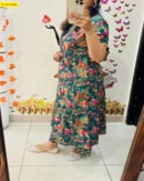 Printed Fine Cotton Kurti And Pant Set