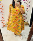 Printed Fine Cotton Kurti And Pant Set