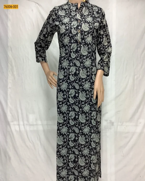 Pure Soft Mulmul Cotton Kurti - Image 2