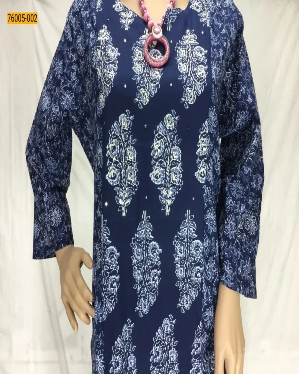 Pure Soft Mulmul Cotton Kurti - Image 3