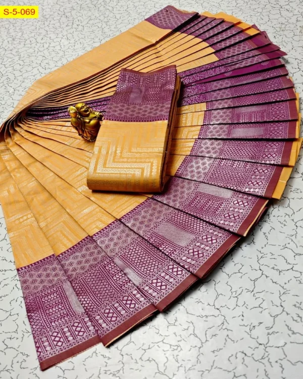 Rich Weaving Soft Silk Sarees - Image 25