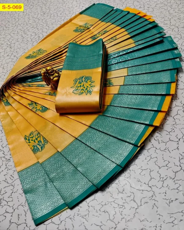 Rich Weaving Soft Silk Sarees - Image 27