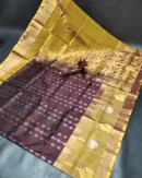 Scut Border Hand Butta Uppada Pure Pattu Sarees