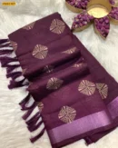 Soft Linen Weaves Zoya Silk Saree 