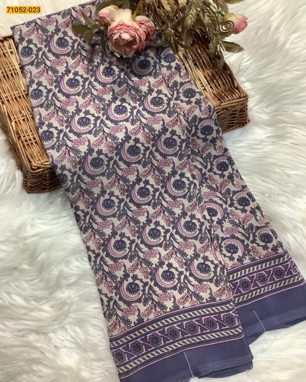 Jasmine Crepe Silk Saree - Image 10