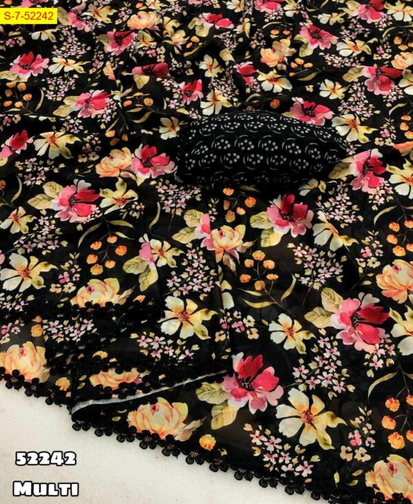 Weightless chiffon saree - Image 6