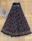 Pure Soft Cotton Mulmul Bagru Hand Block Printed Saree