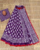 Pure Soft Cotton Mulmul Bagru Hand Block Printed Saree