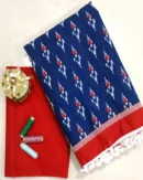 Pure Soft Cotton Mulmul Bagru Hand Block Printed Saree