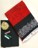 Pure Soft Cotton Mulmul Bagru Hand Block Printed Saree