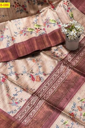 Soft Tussar Silk Saree