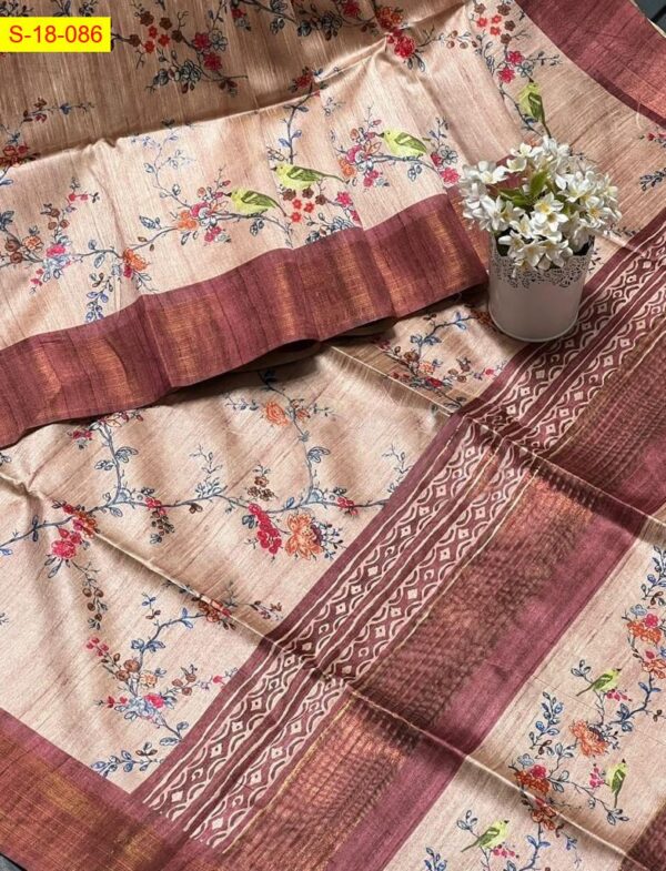 Soft Tussar Silk Saree