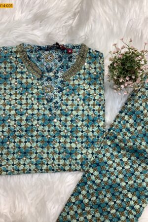 Pure Soft Cotton Kurti with Palazzo Set
