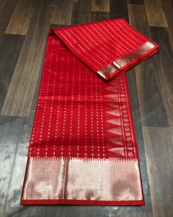 Kollam Pattu Saree - Image 5