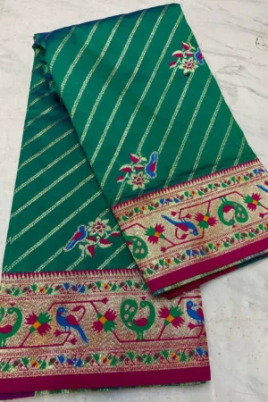 Paithani Orginal Zari Weaving Saree