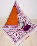 Pure Soft Cotton Mulmul Bagru Hand Block Printed Saree