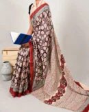 Pure Soft Cotton Mulmul Bagru Hand Block Printed Saree(2)