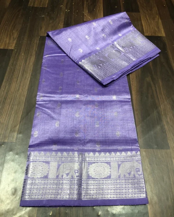 Rich Butta Pallu Kollam Pattu Saree