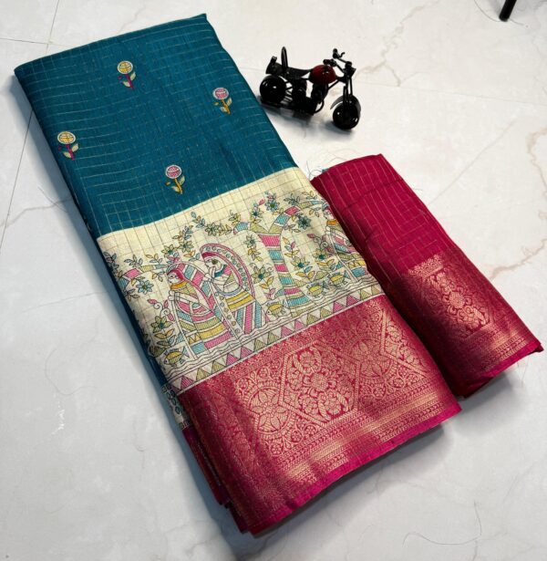 Super Hit Flower Special Pure Candy Cotton Silk(Blue)