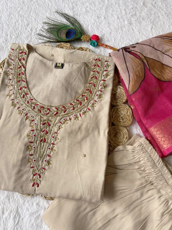New Launch – Designer Kurti, Pant, and Dupatta Set - Image 3