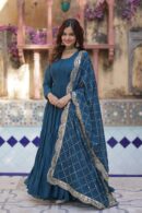 Premium Readymade Gown Collection 2025(Blue)