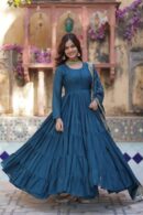 Premium Readymade Gown Collection 2025(Blue)