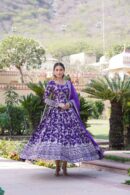 Gown & Dupatta Collection(Violet)