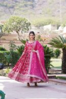 Gown & Dupatta Collection(Pink)
