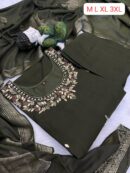 NEW LAUNCH – Kurti, Pant & Dupatta Set (Kolkata Collection)(Grey)