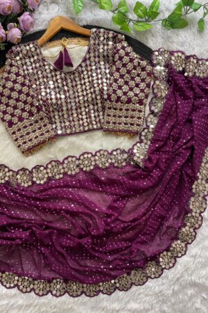 New Launch – Bollywood Blockbuster Original Mirror Design Collection(Violet)