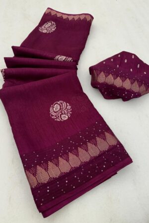 Pure and Soft Dola Silk(Magenta)