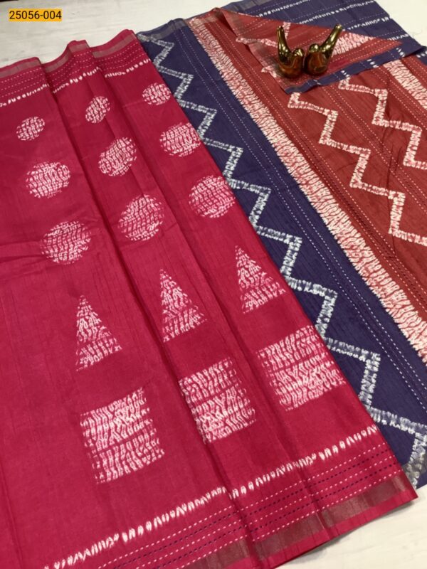 New Collection-Soft Linen Silk Saree(Pink)