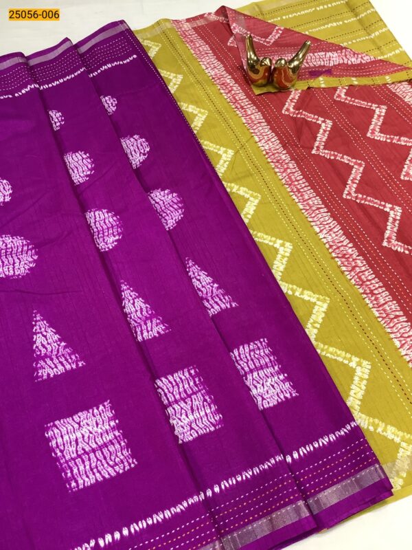 New Collection-Soft Linen Silk Saree(Violet)