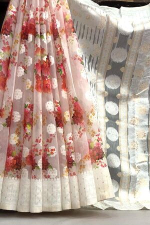 Soft Lucknowi Sarees
