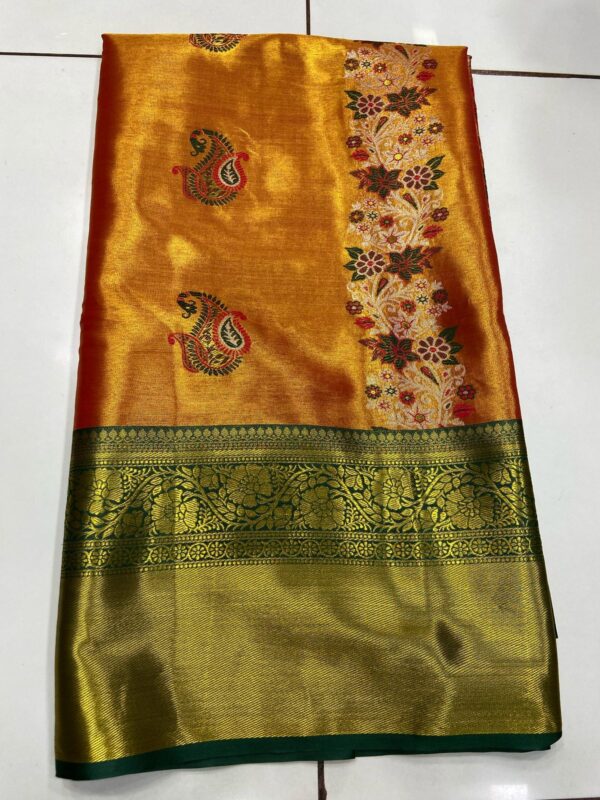 Luxurious Soft Kanjivaram Sarees with Original Jari Weaving(9)