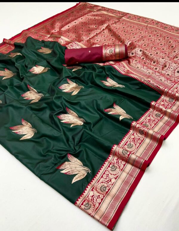 New Launch (Best Seller in Maharashtra)– Original Paithani Sarees(Green)